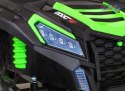 [A032] Buggy ATV Racing dwuosobowy na akumulator 4x200 24V/7Ah pilot MP3 LED - zielony