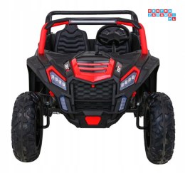 [A032-STRONG] Buggy ATV strong racing na akumulator 2x180W 24V/14Ah pompowane koła audio LED - czerwony