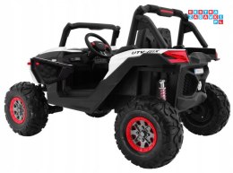 [XMX-603] Buggy SUPERSTAR UTV-MX dwuosobowy 4x45W 12V/14Ah pilot, pokrowiec, LED, BT - biały