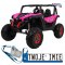 [XMX-603] Buggy SUPERSTAR UTV-MX dwuosobowy 4x45W 12V/14Ah pilot, pokrowiec, LED, BT - różowy