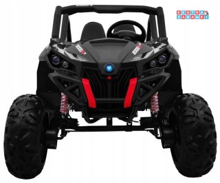 XMX-603-MP4 buggy na akumulator 4x4 - czarny, 4x45W, 12V14Ah, pilot, bagażnik, LED, EVA [XMX-603-MP4]