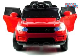 [2831] Auto dla najmłodszych HL1638 na akumulator 2x45W 12V/4.5Ah pilot LED MP3 radio - czerwony