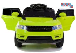 [5731] Auto dla najmłodszych HL1638 na akumulator 2x45W 12V/4.5Ah pilot LED MP3 radio - zielony