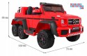 Auto Mercedes G63 6x6 dla dzieci + 2 Pedały gazu + Regulacja siedzenia + Audio LED + Bagażnik + Kufer dla rodzica