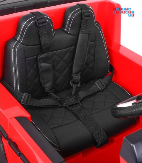 Auto Mercedes G63 6x6 dla dzieci + 2 Pedały gazu + Regulacja siedzenia + Audio LED + Bagażnik + Kufer dla rodzica