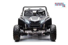 [11958] Buggy A033 czteroosobowy na akumulator Ekoskóra EVA LED - biały