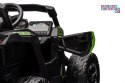 [17294] Buggy lakierowany na akumulator 4x200W 24V/5Ah ekoskóra EVA LED Bluetooth - zielony