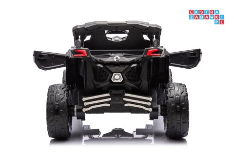 Auto Na Akumulator Buggy ekoskóra EVA LED Bluetooth Radio FM