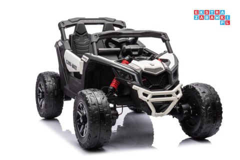 Auto Na Akumulator Buggy ekoskóra EVA LED Bluetooth Radio FM