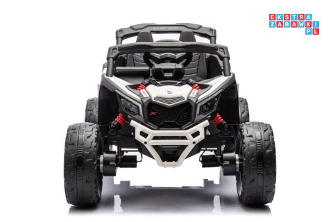 Auto Na Akumulator Buggy ekoskóra EVA LED Bluetooth Radio FM