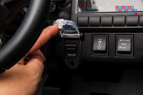 Auto Na Akumulator Buggy ekoskóra EVA LED Bluetooth Radio FM