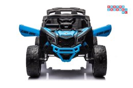 [17288] Buggy ca003 na akumulator 4x200W 24V/5Ah ekoskóra EVA LED Bluetooth Radio FM - niebieski