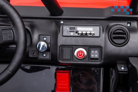 Auto Na Akumulator Jeep QY2188 MP4 Ekoskóra 2x45W EVA LED