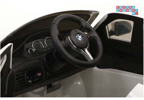 [3286] BMW X6 lakierowany na akumulator 2x45W 12V/7Ah Ekoskóra EVA LED - czerwony