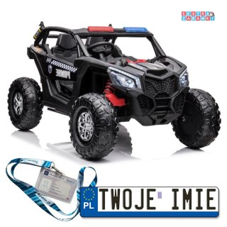 Czarne XB-2118 buggy na akumulator 4x4 - czarny, 4x200W [ID]