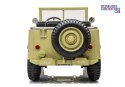 [7455] Wojskowy terenowy jeep samochód JH101 na akumulator 4x45W 12V/14Ah Ekoskóra Pilot MP3 EVA - beżowy