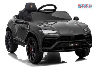 Czarne Lamborghini Urus na akumulator - 2x45W, 12V/4.5Ah, EVA, LED - [5179]