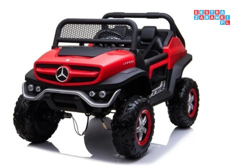 Auto na Akumulator Mercedes Unimog Ekoskóra 4x45W EVA LED