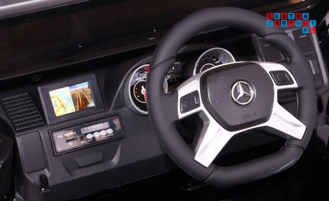 Auto na akumulator Mercedes AMG G65 dla dzieci + Lakierowany + Bagażnik + Światła Dźwięk