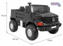 Auto na akumulator Mercedes-Benz Zetros dla dzieci + 2-osobowy + Bagażnik + Pilot