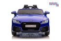 Auto Pojazd Na Akumulator Audi TT RS ekoskóra EVA LED