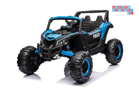 Auto Pojazd Na Akumulator Buggy 24V 4x4 ekoskóra Bluetooth EVA LED