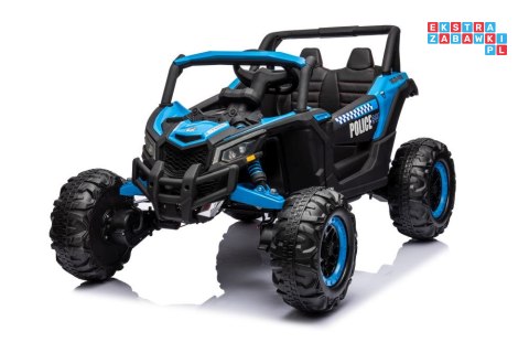 Auto Pojazd Na Akumulator Buggy 24V 4x4 ekoskóra Bluetooth EVA LED