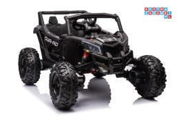 Auto Pojazd Na Akumulator Buggy 24V 4x4 ekoskóra Bluetooth EVA LED