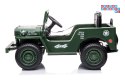[14972] Wojskowe auto terenowe JH-103 na akumulator 4x45W 12V/7Ah Ekoskóra EVA LED - zielony