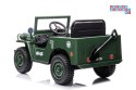 [14972] Wojskowe auto terenowe JH-103 na akumulator 4x45W 12V/7Ah Ekoskóra EVA LED - zielony