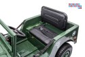 [14972] Wojskowe auto terenowe JH-103 na akumulator 4x45W 12V/7Ah Ekoskóra EVA LED - zielony