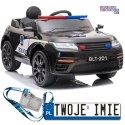 Auto Pojazd na Akumulator Policja 2x35W Radio Ekoskóra EVA LED MP3