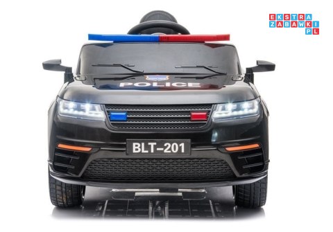 Auto Pojazd na Akumulator Policja 2x35W Radio Ekoskóra EVA LED MP3