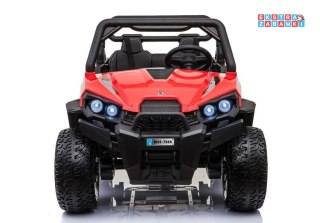 WXE-8988 auto na akumulator - czerwony, 4x45W, ekoskóra, EVA, LED [3267]