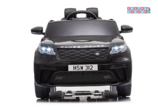 Czarny SUV Range Rover na akumulator - EVA, MP3, LED - [7757]