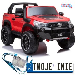 Auto na Akumulator Toyota Hilux Lakier Bluetooth Ekoskóra EVA LED