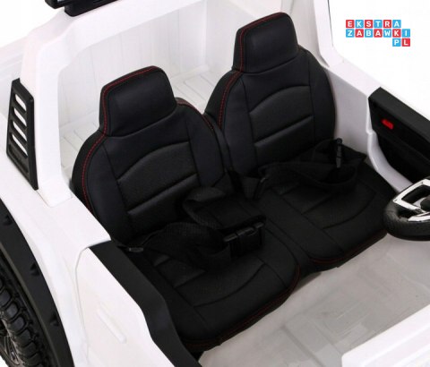 [SX2088] Ford Super Duty auto na akumulator 4x45W 12V/14Ah ekoskóra EVA LED - biały