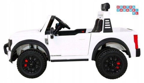 [SX2088] Ford Super Duty auto na akumulator 4x45W 12V/14Ah ekoskóra EVA LED - biały