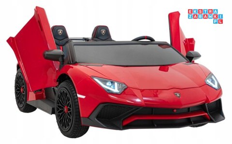 Auto pojazd na akumulator lamborghini aventador SV strong ekoskóra