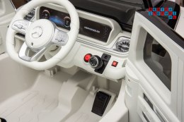 Auto pojazd na akumulator mercedes EQG 4x4 ekoskóra EVA LED