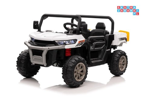 Auto XMX623 Na Akumulator 4x4 12V Ekoskóra EVA LED MP4 USB Pasy Bluetooth