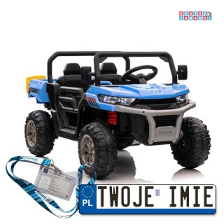 Auto XMX623 buggy na akumulator 4x4 - czarny, 4x4, ekoskóra, EVA, LED, MP4, USB, pasy, Bluetooth