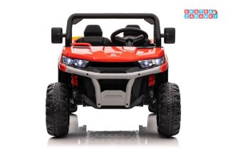 Auto XMX623 buggy na akumulator 4x4 - czarny, 12V, ekoskóra, EVA, LED, MP4, USB, pasy, Bluetooth