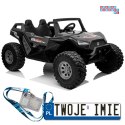 [4192] Buggy SX1928 lakierowany na akumulator 4x45W 24V/7Ah Ekoskóra EVA LED - czarny