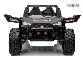 Czarny Buggy SX1928 na akumulator 4x4 - czarny, 4x45W, 24V/7Ah, Ekoskóra, EVA, LED [4192]