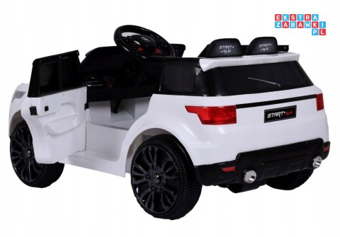 [HL-1638] Auto Start Run z pilotem na akumulator 12V/4.5Ah 2x30W MP3 LED pilot - biały