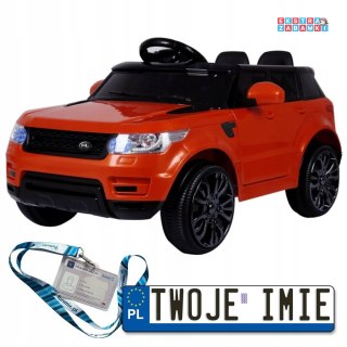 Pomarańczowe Auto Start Run na akumulator - 12V/4.5Ah, 2x30W, MP3, LED, pilot - [HL-1638]