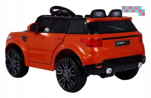 [HL-1638] Auto Start Run z pilotem na akumulator 12V/4.5Ah 2x30W MP3 LED pilot - pomarańczowy