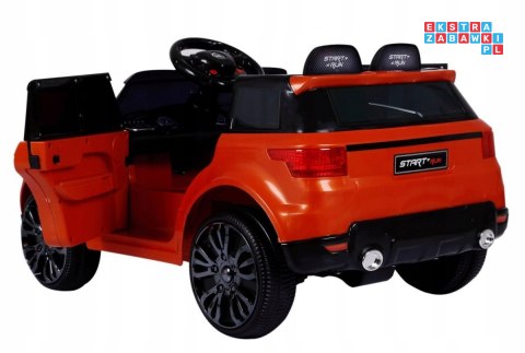 [HL-1638] Auto Start Run z pilotem na akumulator 12V/4.5Ah 2x30W MP3 LED pilot - pomarańczowy