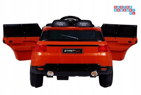 [HL-1638] Auto Start Run z pilotem na akumulator 12V/4.5Ah 2x30W MP3 LED pilot - pomarańczowy